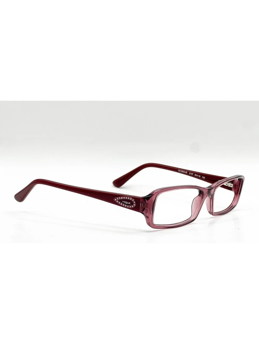 Vogue VO 2924-BI 2137 Burgundy Red Purple Authentic Eyeglass Frames 53-16